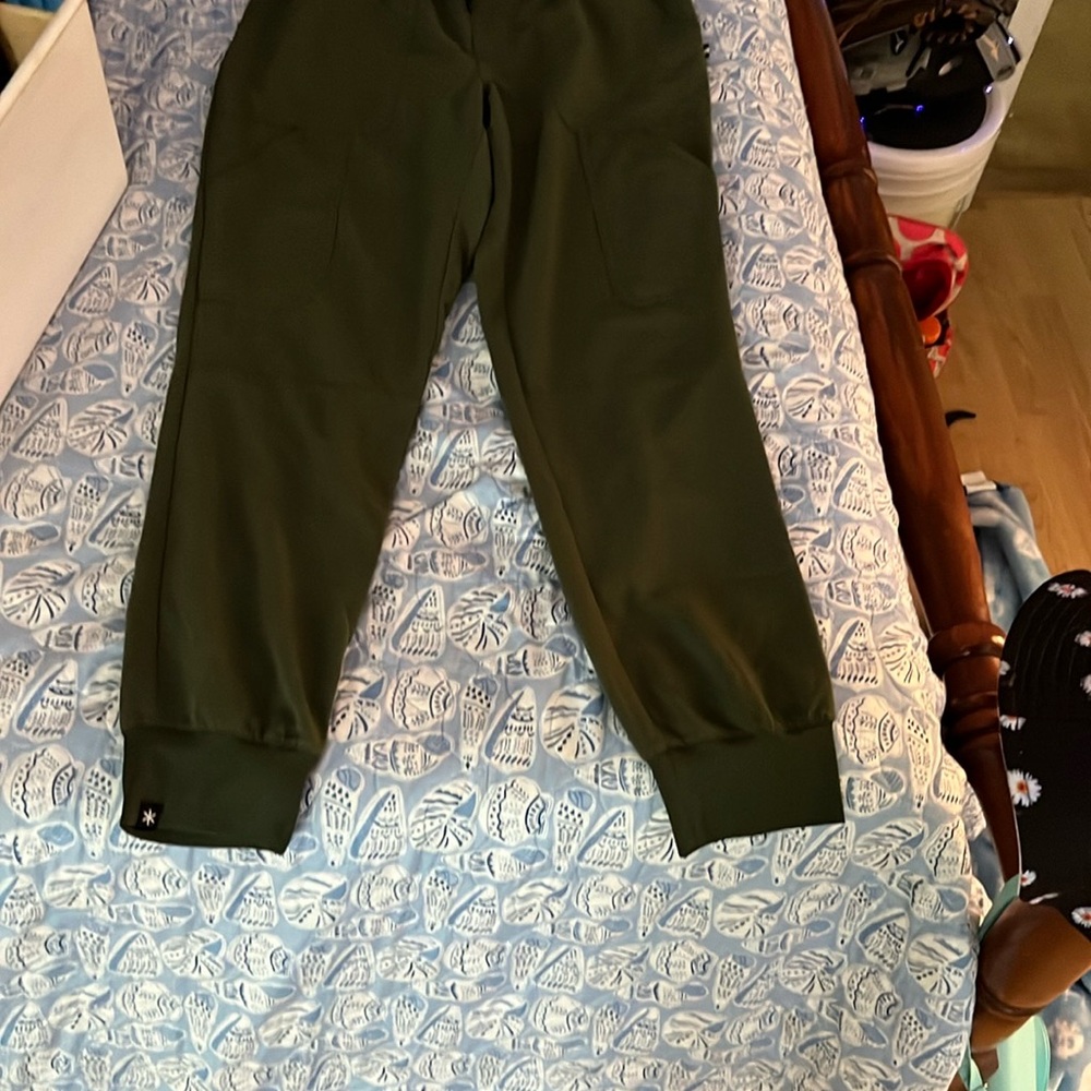 Olive Green Track Pants
